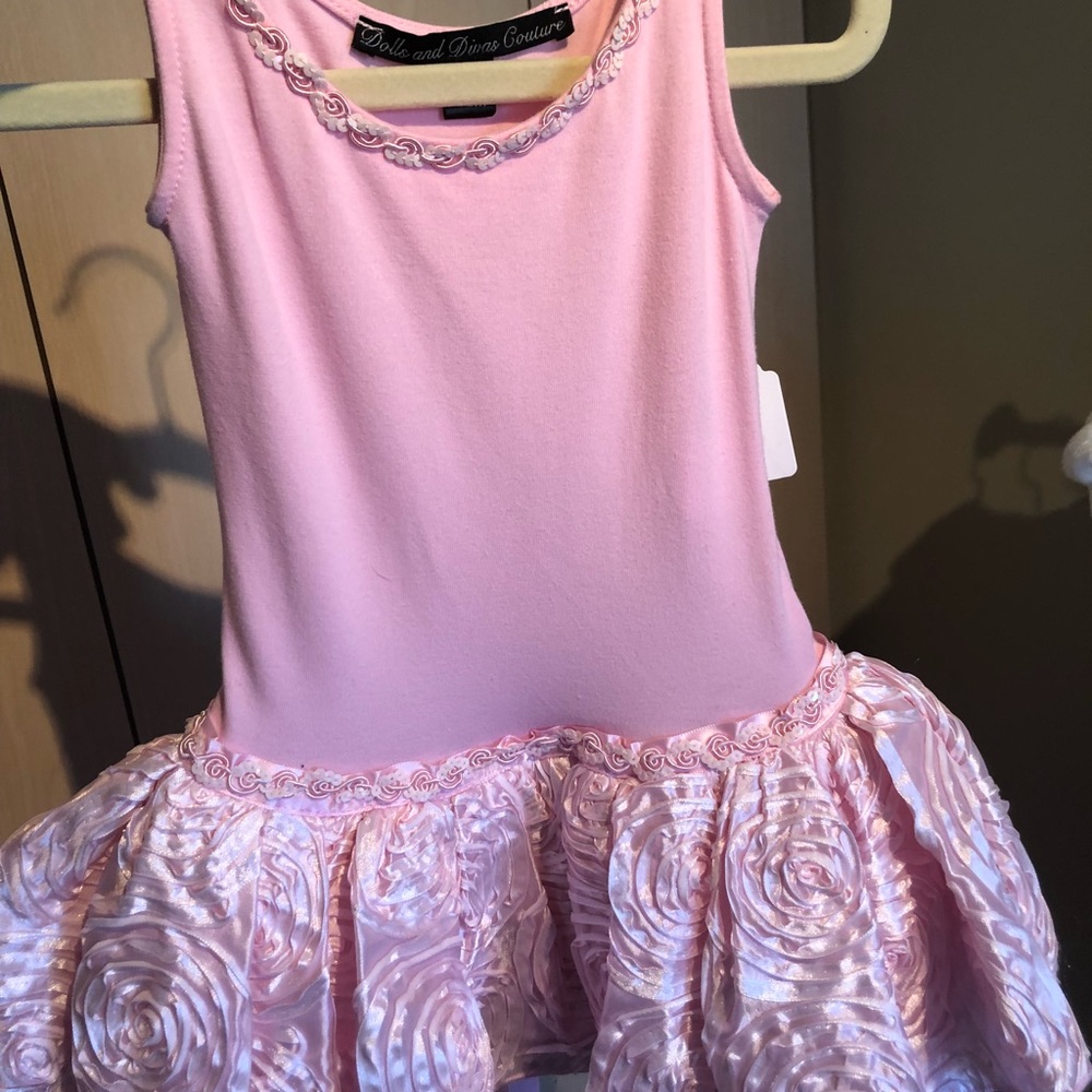 Dolls and Divas Couture BNWT pink tutu dress